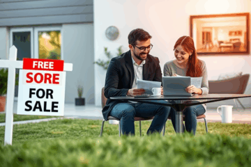 A visual representation of refinancing a property using a personal loan.