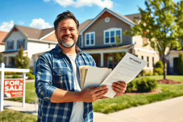 A homeowner considering real estate refinancing for easy money and investment opportunities.