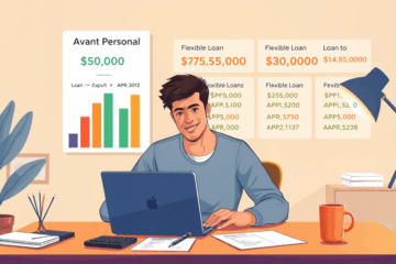 An individual exploring loan options with Avant Personal Loan.