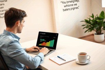 A person reviewing personal loan options for financial upgrade.