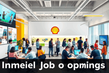 A visual representation of available job opportunities at Shell with immediate start positions.