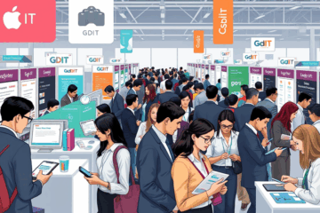 A collage of IT professionals working in various tech roles, showcasing the diverse opportunities available now.