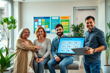 A person reviewing credit options, symbolizing financial assistance.