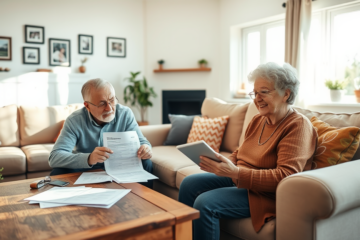 An illustration representing immediate release mortgage credit benefits for homeowners.