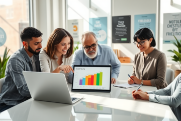 A person reviewing their credit report online to understand their financial standing.