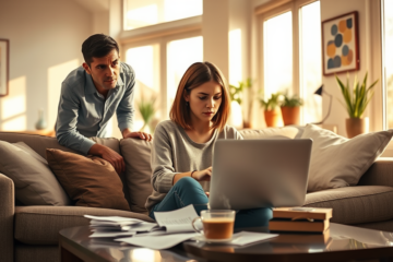 A person assessing their financial options during a crisis.