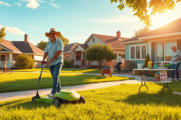 A person counting cash with a laptop and various items to sell, illustrating quick and easy money-making opportunities.