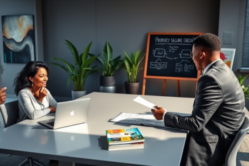 A visual representation of property secured credit options with easy approval, showing diverse financing opportunities.