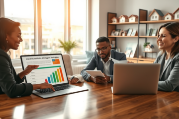 A diagram explaining the components of a mortgage loan with special conditions, highlighting specific stipulations and requirements.