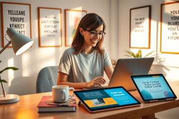 An image representing easy money through digital contracts and online sales.