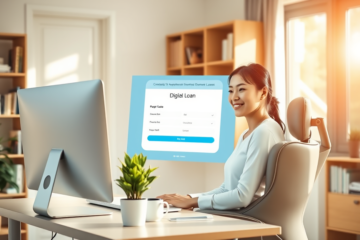 A digital interface showcasing Macquarie Bank's personal loan options.