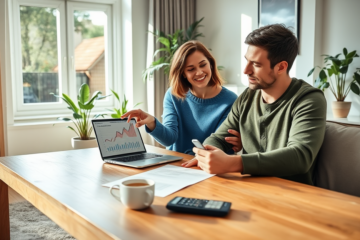 A person considering options for an easy personal loan, highlighting financial freedom.