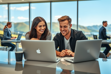 A person happily applying for a personal loan online without any hassle.